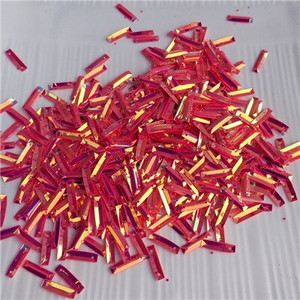 2000 kom/Partija 3x14 mm pravokutna čašica sa šljokicama za cipele, kape i odjeću Materijali za šivanje ukrasa/ljepotica za vjenčanje