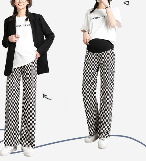 Γυναικείο παντελόνι για εγκύους σε δύο χρώματα