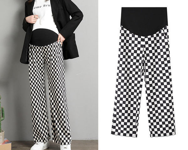 Γυναικείο παντελόνι για εγκύους σε δύο χρώματα