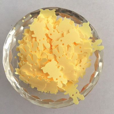 200 τμχ(25g)/παρτίδα 22*10mm Κουνέλι/Κουνελάκι χαλαρές πούλιες Paillette Ράψιμο ενδυμάτων Χειροτεχνία αξεσουάρ ρούχων για κομφετί διακόσμησης