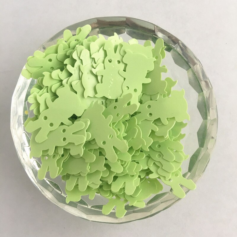 200 τμχ(25g)/παρτίδα 22*10mm Κουνέλι/Κουνελάκι χαλαρές πούλιες Paillette Ράψιμο ενδυμάτων Χειροτεχνία αξεσουάρ ρούχων για κομφετί διακόσμησης