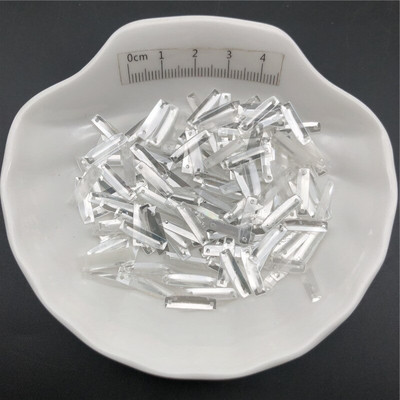 30g 3*13MM găuri duble bară strălucitoare culoare aurie paiete largi Paillettes pentru cusut, pantofi, pălărie, bricolaj pentru copii, accesorii de meșteșuguri