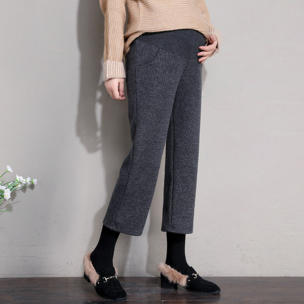 Γυναικείο ψηλόμεσο παντελόνι εγκυμοσύνης σε δύο χρώματα