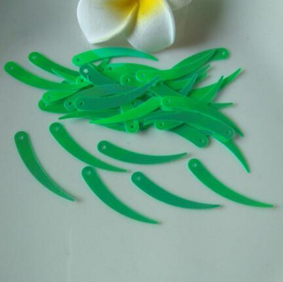 Colorful Sickle,Ivory Shape Τσάντα κουρτίνας σπιτιού Καπέλο παπουτσιών Ρούχα Εμφάνιση Ρούχα Διακοσμητικά Παγιέτες 1 τρύπας Χειροτεχνία 1200τμχ 5*32mm A0190L