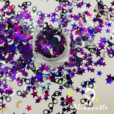 15g Halloween Spider Sequins DIY Supplies Nails Art Polymer Clear Accessories DIY Sequins scrapbook shakes