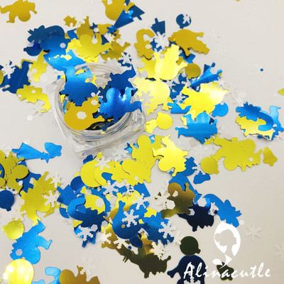 15g Halloween Spider Sequins DIY Supplies Nails Art Polymer Clear Accessories DIY Sequins scrapbook shakes