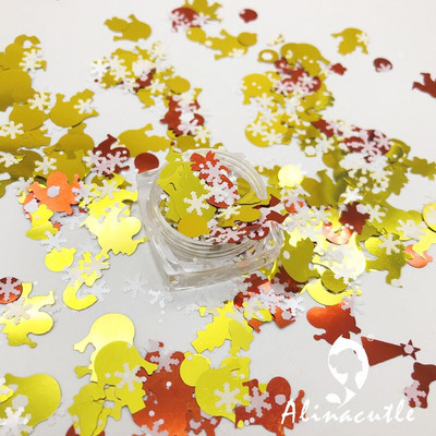 15g Halloween Spider Sequins DIY Supplies Nails Art Polymer Clear Accessories DIY Sequins scrapbook shakes