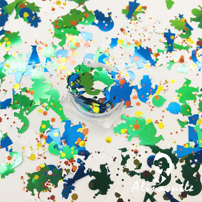 15g Halloween Spider Sequins DIY Supplies Nails Art Polymer Clear Accessories DIY Sequins scrapbook shakes