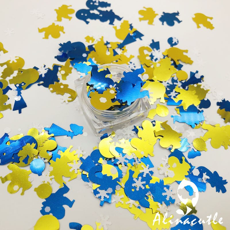 15g Halloween Spider Sequins DIY Supplies Nails Art Polymer Clear Accessories DIY Sequins scrapbook shakes