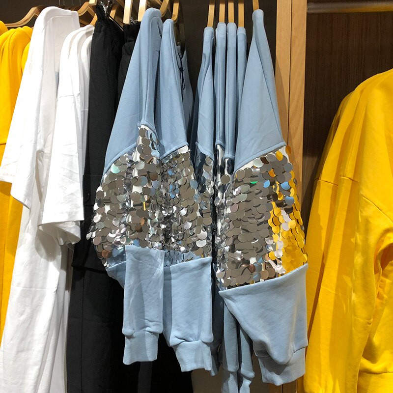 JUNAO 20g 18mm Särakulla Hõbeda Õmblemine Suured litrid Ümmargused Lamedad Paillttes Kõrvarõngad Ripatsid Riided Käsitöö DIY Kodukaunistused