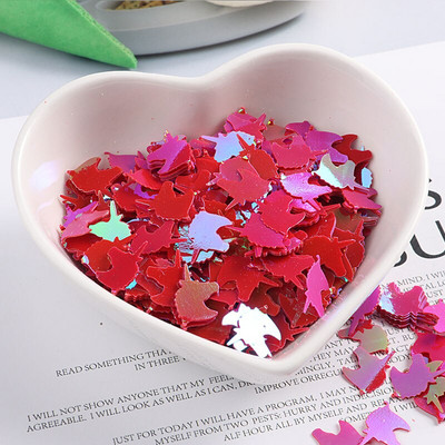 15 g/pachet 10 mm PVC Forma Unicorn Paiete Largi Paillettes Cusut Femei Imbracaminte Genti Accesorii Artizanat de nunta