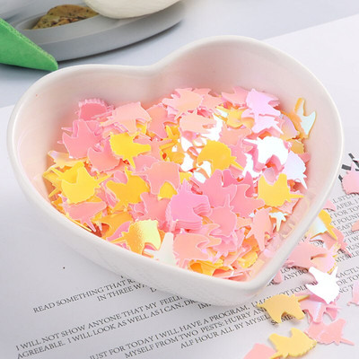 15 g/pachet 10 mm PVC Forma Unicorn Paiete Largi Paillettes Cusut Femei Imbracaminte Genti Accesorii Artizanat de nunta