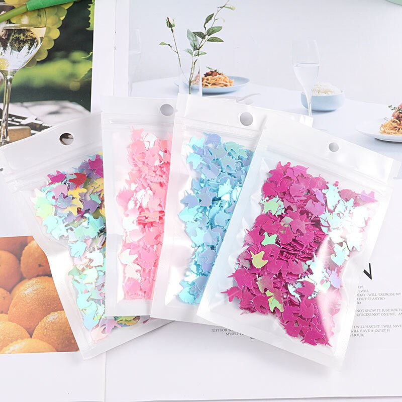 15 g/pachet 10 mm PVC Forma Unicorn Paiete Largi Paillettes Cusut Femei Imbracaminte Genti Accesorii Artizanat de nunta