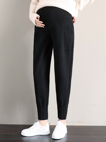 Γυναικεία casual ψηλόμεση παντελόνια για έγκυες γυναίκες