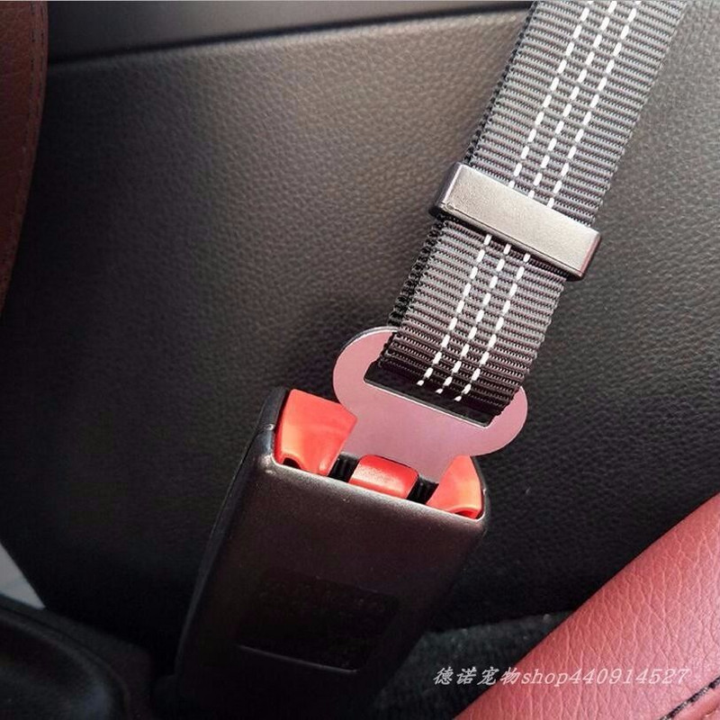 Centura de siguranță pentru câini Centuri de siguranță pentru mașini pentru câini Centura de siguranță pentru animale de companie reglabilă pentru câini/pisica Vehicul din nailon Centuri de siguranță pentru animale de companie Elastic reflectorizant