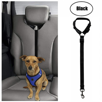 Centura de siguranță pentru mașină pentru animale de companie, lesă cu plumb, centură de siguranță pentru scaunul din spate, ham reglabil pentru câini pentru pisoi, câini, lesă, accesorii pentru animale de companie, dropshipping