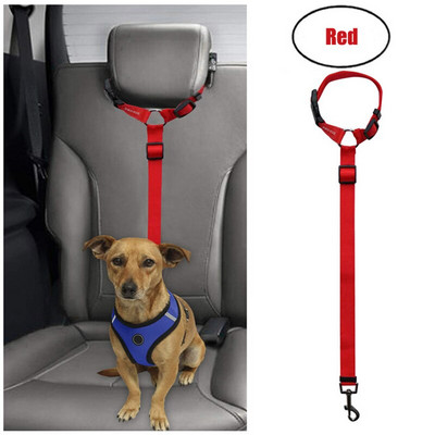 Centura de siguranță pentru mașină pentru animale de companie, lesă cu plumb, centură de siguranță pentru scaunul din spate, ham reglabil pentru câini pentru pisoi, câini, lesă, accesorii pentru animale de companie, dropshipping