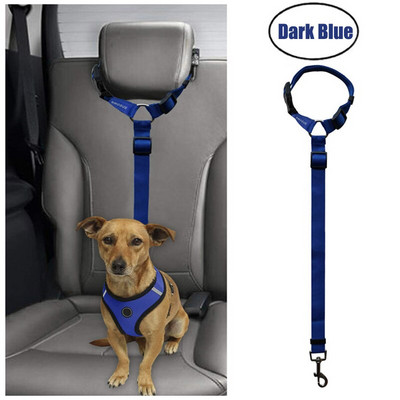Centura de siguranță pentru mașină pentru animale de companie, lesă cu plumb, centură de siguranță pentru scaunul din spate, ham reglabil pentru câini pentru pisoi, câini, lesă, accesorii pentru animale de companie, dropshipping