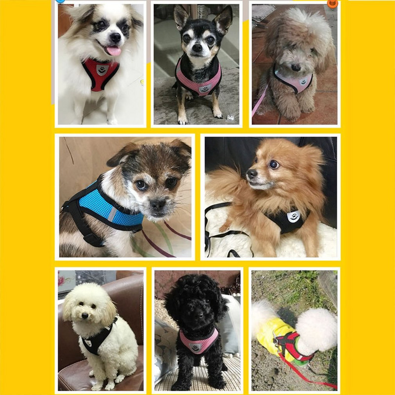 Ρυθμιζόμενο λουρί για σκύλους Puppy Pet Dogs Vest Car Running Small Medium Large ρυθμιζόμενο μαλακό γιλέκο Pet Pet Dogs