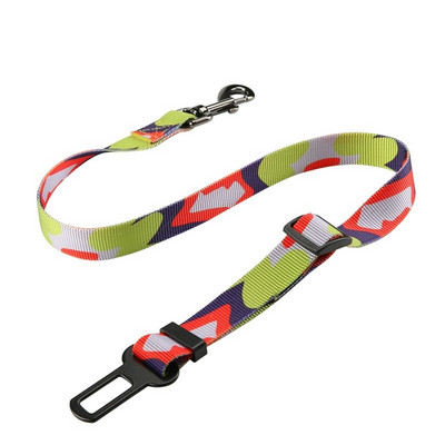 Ζώνη ασφαλείας αυτοκινήτου για σκύλους Ζώνη ασφαλείας για κουτάβι Σχοινί πρόσφυσης νάιλον πτυσσόμενο κατοικίδιο ζώο με αυτόματο σταθερό σύστημα Riband Προμήθειες για μικρά ζώα