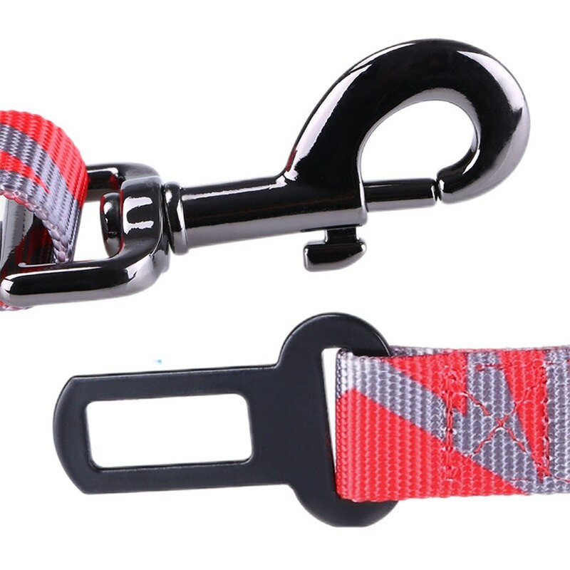 Ζώνη ασφαλείας αυτοκινήτου για σκύλους Ζώνη ασφαλείας για κουτάβι Σχοινί πρόσφυσης νάιλον πτυσσόμενο κατοικίδιο ζώο με αυτόματο σταθερό σύστημα Riband Προμήθειες για μικρά ζώα