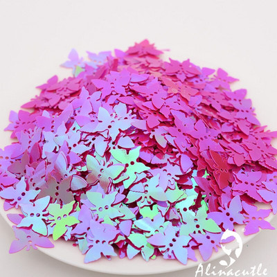 25g 13mm Butterfly Sequins kuldsed Paillette õmblemisrõivaste aksessuaarid, rõivamanused, DIY Sequins scrapbooking shakerid