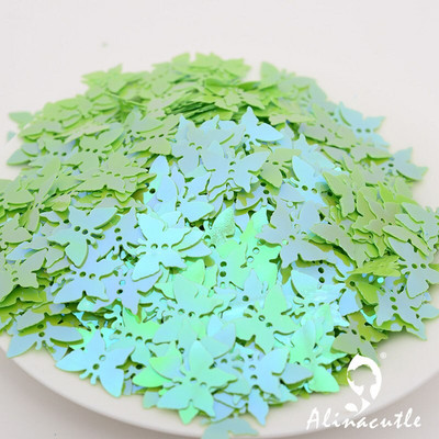 25g 13mm Butterfly Sequins kuldsed Paillette õmblemisrõivaste aksessuaarid, rõivamanused, DIY Sequins scrapbooking shakerid