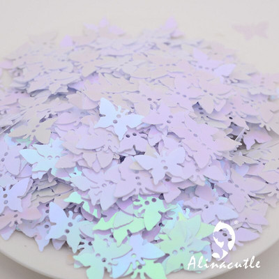 25g 13mm Butterfly Sequins kuldsed Paillette õmblemisrõivaste aksessuaarid, rõivamanused, DIY Sequins scrapbooking shakerid