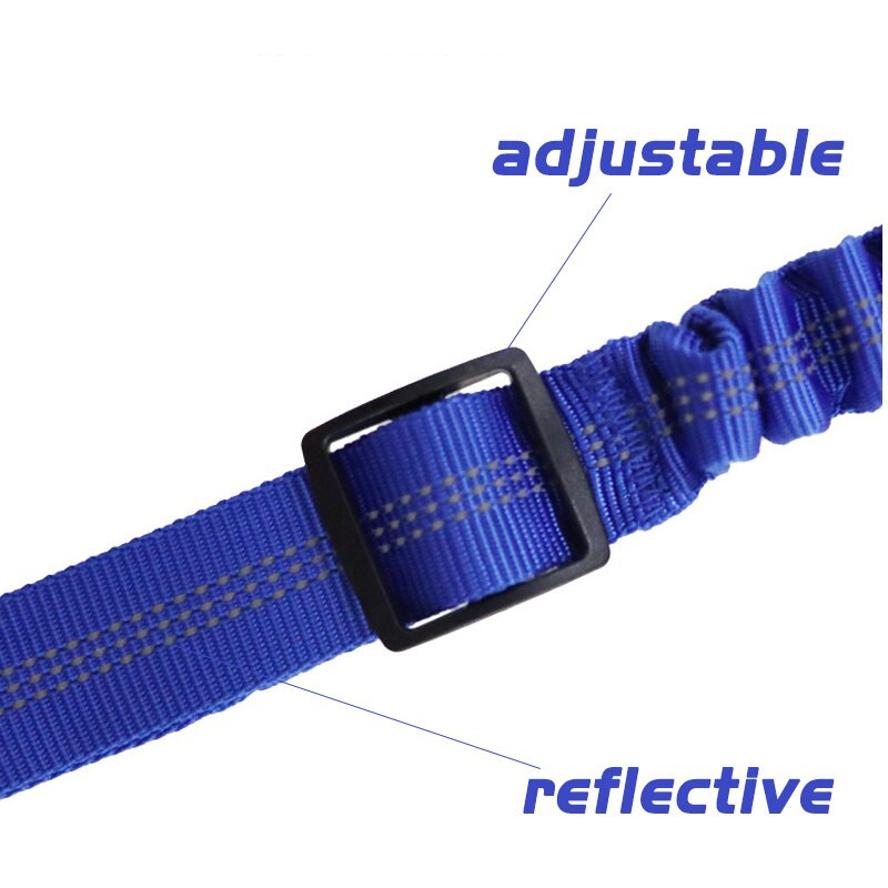 Centura de siguranță reglabilă pentru mașini pentru animale de companie, cu plumb de siguranță elastică, centură de lesă pentru câine, cu amortizare reflectorizată, frânghie de siguranță pentru provizii pentru câini mici și mari