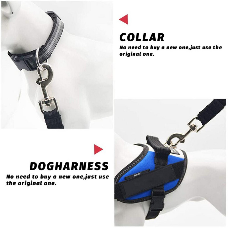 Koerad Aksessuaarid Reguleeritav Pet Cat Koerte Auto turvavöö Lemmiklooma istme Sõiduk Koerte rakmed Plii Klamber Ohutushoob Tõmbekangi Koerte kaelarihmad