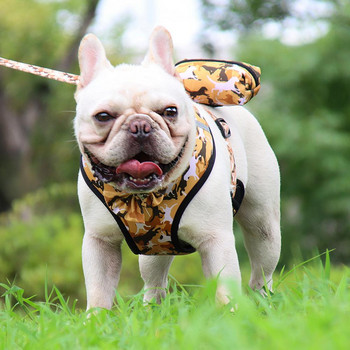 Анти-бягство леки домашни кучета каишка за гърди теглища каишка комплект нашийник за туризъм