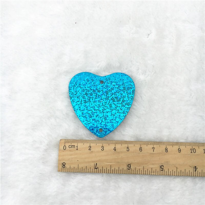 20 buc/pungă 55 mm paiete laser paiete mari în formă de inimă paiete din PVC bricolaj cusut nunta artizanat Lentejuelas accesorii 2 găuri