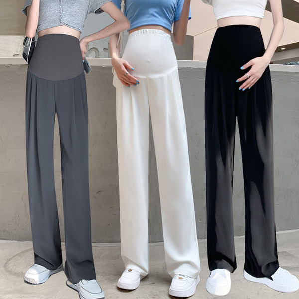 Naiste laiad kõrge vöökohaga püksid – kolmes värvitoonis