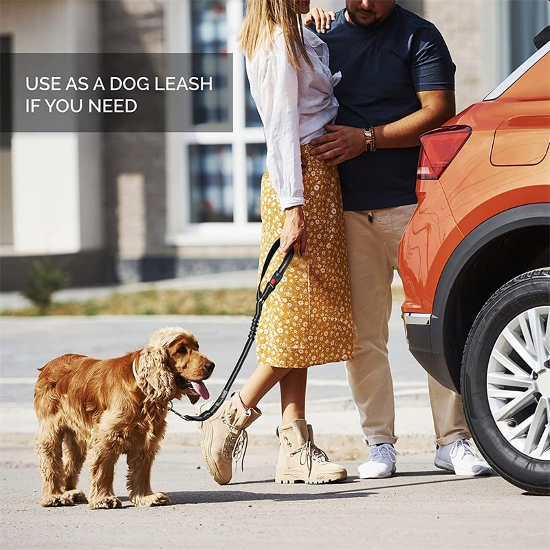 Reguleeritav lemmiklooma auto turvavöö turvavöö kutsika turvalisus Elastne Bungee Connect koerarakmed sõidukis reisikoerte koerte tarvikud