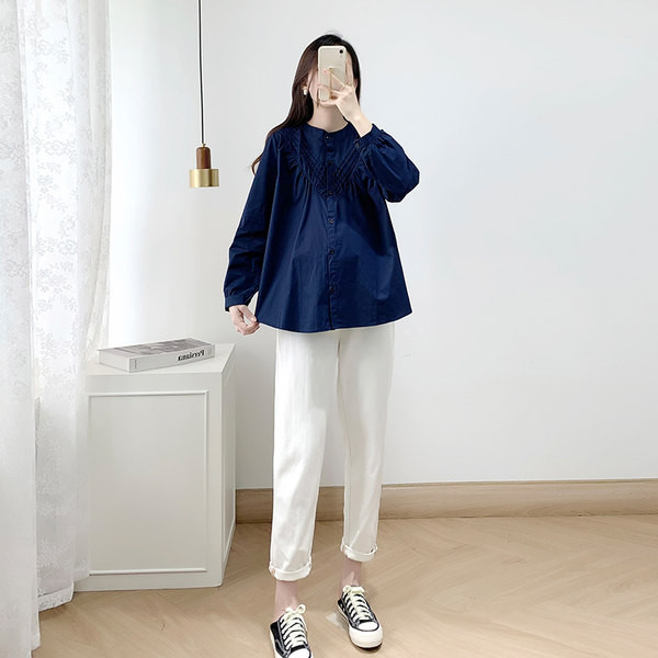 Cămașă de damă pentru gravide în trei culori