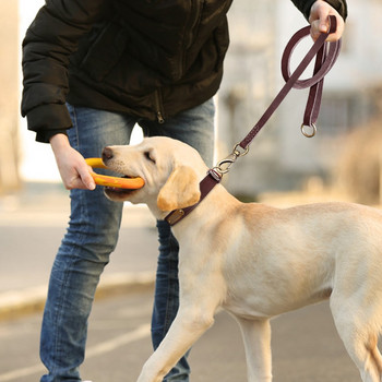 Προσαρμοσμένο δερμάτινο σετ λουριών γιακά σκύλου Εξατομικευμένο λουρί γιακά κατοικίδιων ζώων Δωρεάν χαραγμένη πινακίδα για μικρά μεσαία μεγάλα σκυλιά