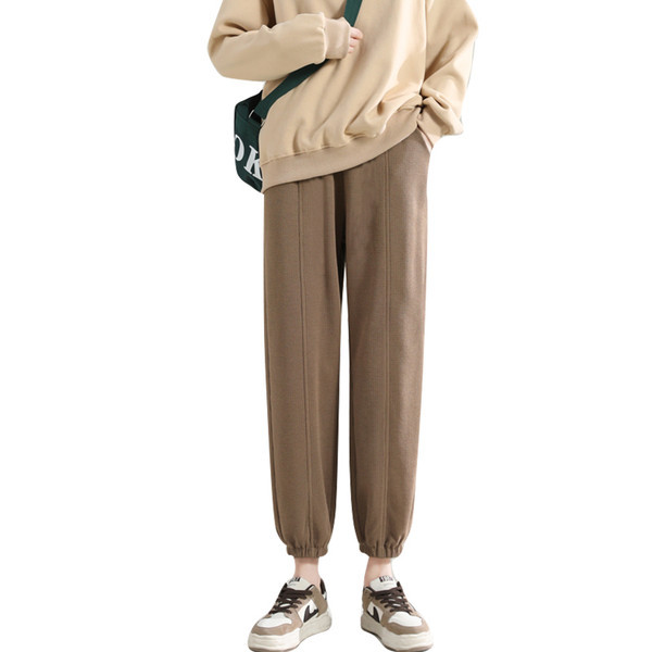 Casual γυναικείο παντελόνι για εγκύους με τσέπη