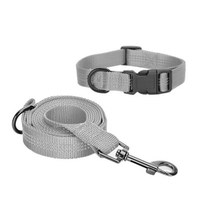 Комплект каишка за нашийник за домашни любимци Нашийник за куче и котка и регулируема каишка