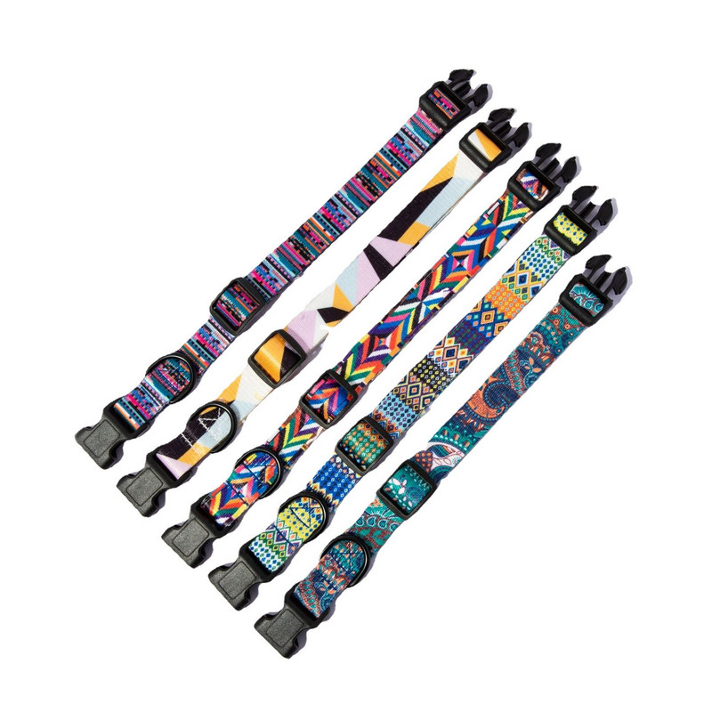 Комплект каишка за нашийник за домашни любимци Нашийник за куче и котка и регулируема каишка