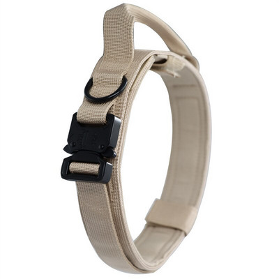 Patvarus taktinis šuns antkaklio pavadėlio rinkinys Reguliuojamas karinis naminių gyvūnėlių antkaklis Perro vidutinio didelio šuns vokiečių aviganio dresūros priedai