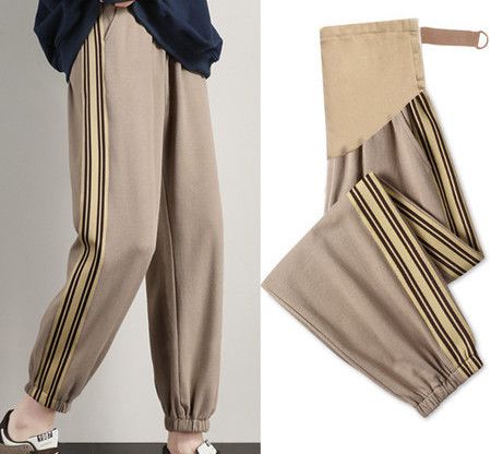 Sportske hlače za trudnice - s rubovima