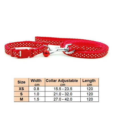 Куче котка яка каишка регулируема яка повод със звънец за кученце малко куче разходка на открито чихуахуа териер шнауцер