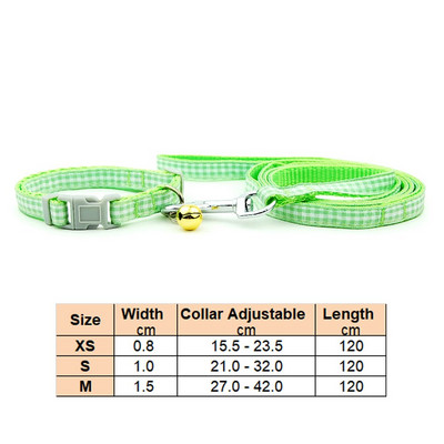 Куче котка яка каишка регулируема яка повод със звънец за кученце малко куче разходка на открито чихуахуа териер шнауцер