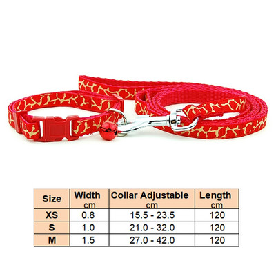 Куче котка яка каишка регулируема яка повод със звънец за кученце малко куче разходка на открито чихуахуа териер шнауцер