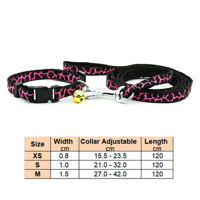 Куче котка яка каишка регулируема яка повод със звънец за кученце малко куче разходка на открито чихуахуа териер шнауцер