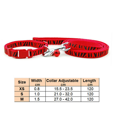 Куче котка яка каишка регулируема яка повод със звънец за кученце малко куче разходка на открито чихуахуа териер шнауцер
