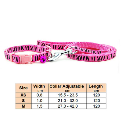 Куче котка яка каишка регулируема яка повод със звънец за кученце малко куче разходка на открито чихуахуа териер шнауцер