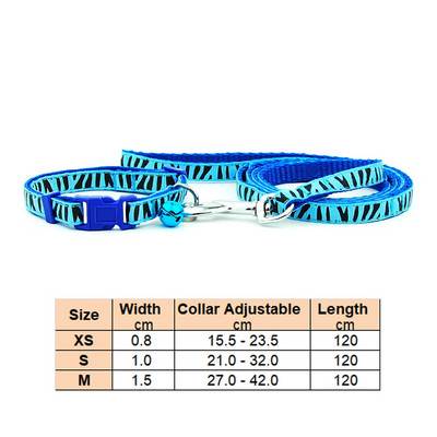 Куче котка яка каишка регулируема яка повод със звънец за кученце малко куче разходка на открито чихуахуа териер шнауцер