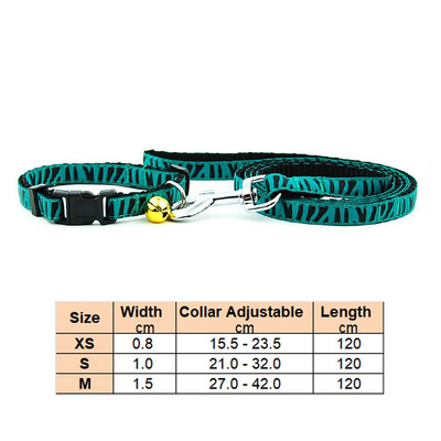 Куче котка яка каишка регулируема яка повод със звънец за кученце малко куче разходка на открито чихуахуа териер шнауцер