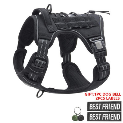 Isikupärastatud koerarakmed, taktikaline helkurvesk käepidemega saksa lambakoera suurte koerte treeningkoerte tarvikute jaoks